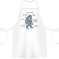 The Anatomy of Bigfoot Cotton Apron 100% Organic White