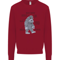 The Anatomy of Bigfoot Kids Sweatshirt Jumper Red