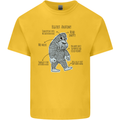 The Anatomy of Bigfoot Kids T-Shirt Childrens Yellow
