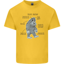 The Anatomy of Bigfoot Kids T-Shirt Childrens Yellow