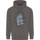 The Anatomy of Bigfoot Mens 80% Cotton Hoodie Charcoal