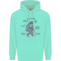 The Anatomy of Bigfoot Mens 80% Cotton Hoodie Peppermint