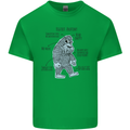 The Anatomy of Bigfoot Mens Cotton T-Shirt Tee Top Irish Green