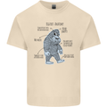 The Anatomy of Bigfoot Mens Cotton T-Shirt Tee Top Natural