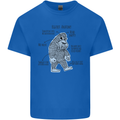 The Anatomy of Bigfoot Mens Cotton T-Shirt Tee Top Royal Blue