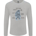 The Anatomy of Bigfoot Mens Long Sleeve T-Shirt Sports Grey