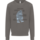 The Anatomy of Bigfoot Mens Sweatshirt Jumper Charcoal