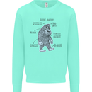 The Anatomy of Bigfoot Mens Sweatshirt Jumper Peppermint