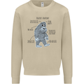 The Anatomy of Bigfoot Mens Sweatshirt Jumper Sand