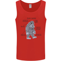 The Anatomy of Bigfoot Mens Vest Tank Top Red