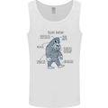 The Anatomy of Bigfoot Mens Vest Tank Top White