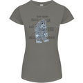 The Anatomy of Bigfoot Womens Petite Cut T-Shirt Charcoal