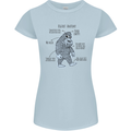 The Anatomy of Bigfoot Womens Petite Cut T-Shirt Light Blue