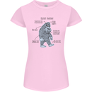 The Anatomy of Bigfoot Womens Petite Cut T-Shirt Light Pink