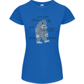 The Anatomy of Bigfoot Womens Petite Cut T-Shirt Royal Blue