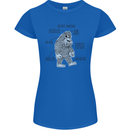 The Anatomy of Bigfoot Womens Petite Cut T-Shirt Royal Blue