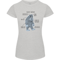 The Anatomy of Bigfoot Womens Petite Cut T-Shirt Sports Grey