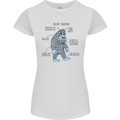 The Anatomy of Bigfoot Womens Petite Cut T-Shirt White