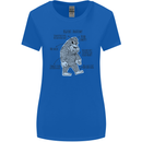 The Anatomy of Bigfoot Womens Wider Cut T-Shirt Royal Blue