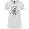 The Anatomy of Bigfoot Womens Wider Cut T-Shirt White