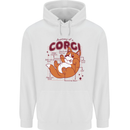 The Anatomy of a Corgi Dog Childrens Kids Hoodie White