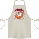 The Anatomy of a Corgi Dog Cotton Apron 100% Organic Natural
