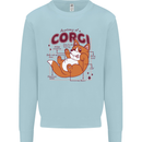 The Anatomy of a Corgi Dog Kids Sweatshirt Jumper Light Blue
