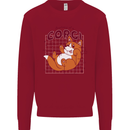 The Anatomy of a Corgi Dog Kids Sweatshirt Jumper Red