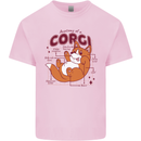 The Anatomy of a Corgi Dog Kids T-Shirt Childrens Light Pink