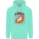The Anatomy of a Corgi Dog Mens 80% Cotton Hoodie Peppermint