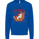 The Anatomy of a Corgi Dog Mens Sweatshirt Jumper Royal Blue