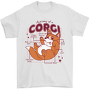The Anatomy of a Corgi Dog Mens T-Shirt 100% Cotton White