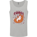 The Anatomy of a Corgi Dog Mens Vest Tank Top Sports Grey