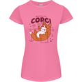 The Anatomy of a Corgi Dog Womens Petite Cut T-Shirt Azalea
