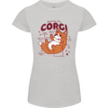The Anatomy of a Corgi Dog Womens Petite Cut T-Shirt Sports Grey