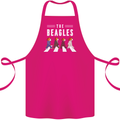 The Beagles Funny Music Parody Cotton Apron 100% Organic Pink