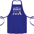 The Beagles Funny Music Parody Cotton Apron 100% Organic Royal Blue