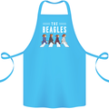 The Beagles Funny Music Parody Cotton Apron 100% Organic Turquoise