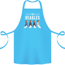 The Beagles Funny Music Parody Cotton Apron 100% Organic Turquoise