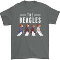 The Beagles Funny Music Parody Mens T-Shirt 100% Cotton Charcoal
