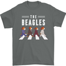 The Beagles Funny Music Parody Mens T-Shirt 100% Cotton Charcoal