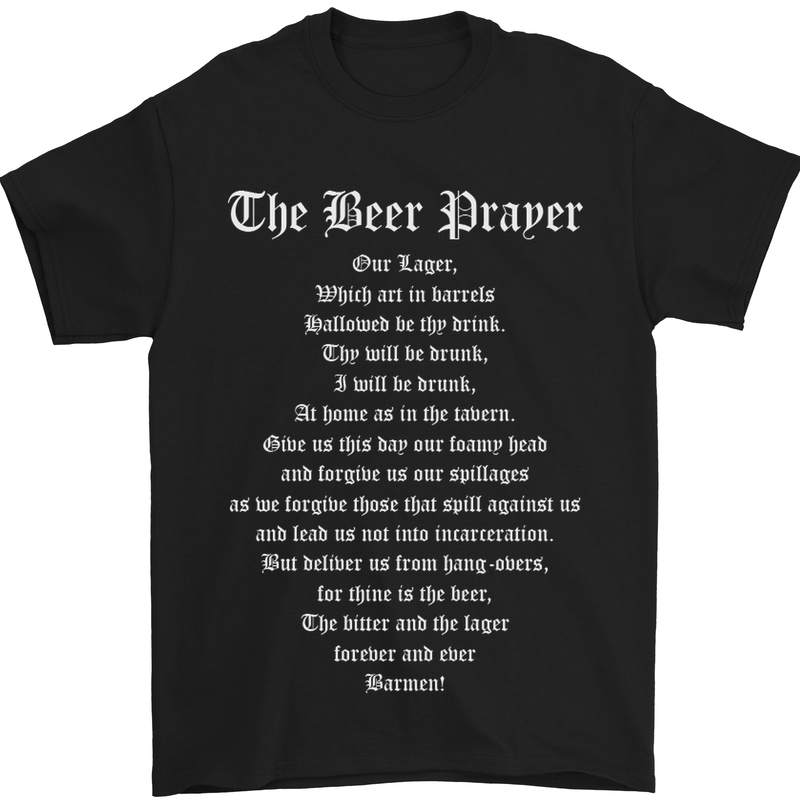 a black t - shirt with a poem written on it