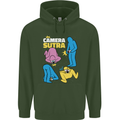 The Camera Sutra Funny Photography Photographer Childrens Kids Hoodie Forest Green