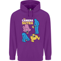 The Camera Sutra Funny Photography Photographer Childrens Kids Hoodie Purple