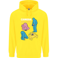 The Camera Sutra Funny Photography Photographer Childrens Kids Hoodie Yellow