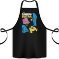 The Camera Sutra Funny Photography Photographer Cotton Apron 100% Organic Black