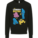 The Camera Sutra Funny Photography Photographer Kids Sweatshirt Jumper Black