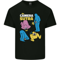 The Camera Sutra Funny Photography Photographer Kids T-Shirt Childrens Black