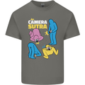 The Camera Sutra Funny Photography Photographer Kids T-Shirt Childrens Charcoal
