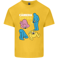 The Camera Sutra Funny Photography Photographer Kids T-Shirt Childrens Yellow